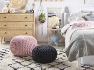 Pouffe CONRAD Cotton Pink_744002