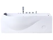 Corner Hot Tub with LED POZUELOS 1700 x 900 mm White_1033634