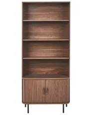 4 Tier Bookcase BRADLEY 180 cm Dark Brown_1073058