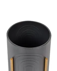 Elevated Plant Pot SEROTINA 32 cm Metal Black_923642