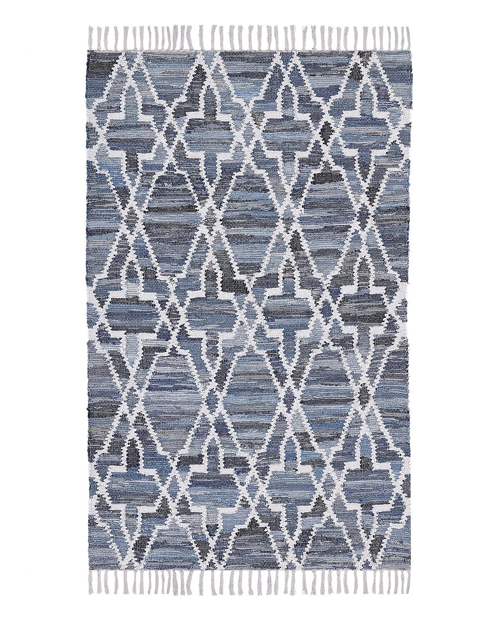 Matto ADIYAMAN Sininen 140 x 200 cm Puuvilla