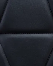 Set of 2 Bar Chairs VALETTA Swivel Faux Leather Black_868866