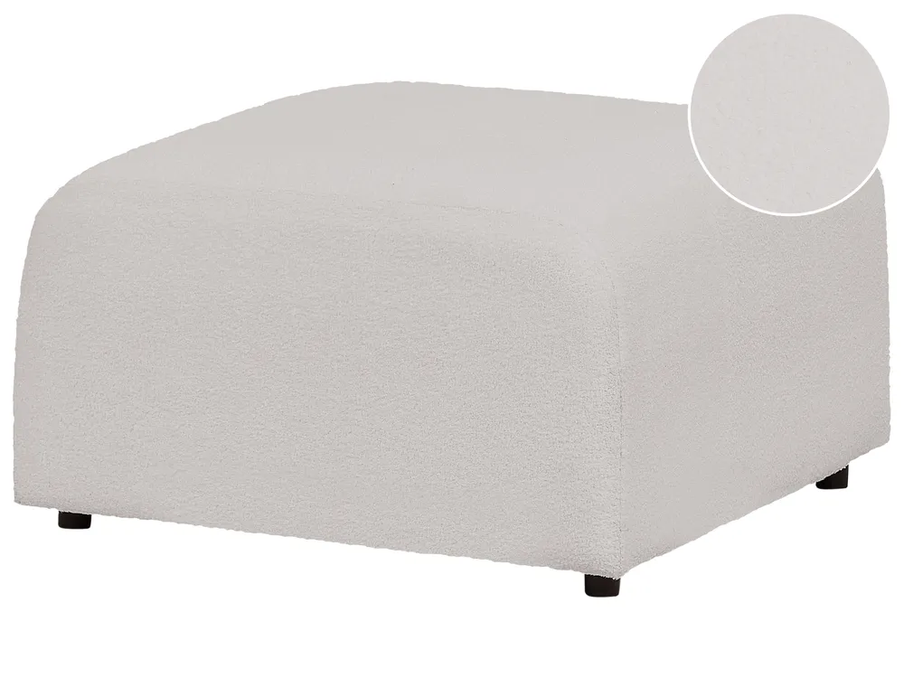 Ottoman FALSTERBO Boucle Light Grey