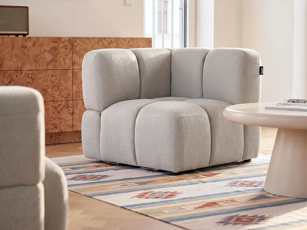 Corner Seat MAKSABERG Fabric Beige_1161727