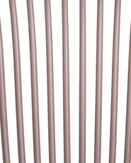 Set of 4 Garden Chairs PESARO Brown_1027722