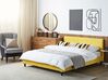 Bed Velvet FITOU 160 x 200 cm (EU King Size) Yellow