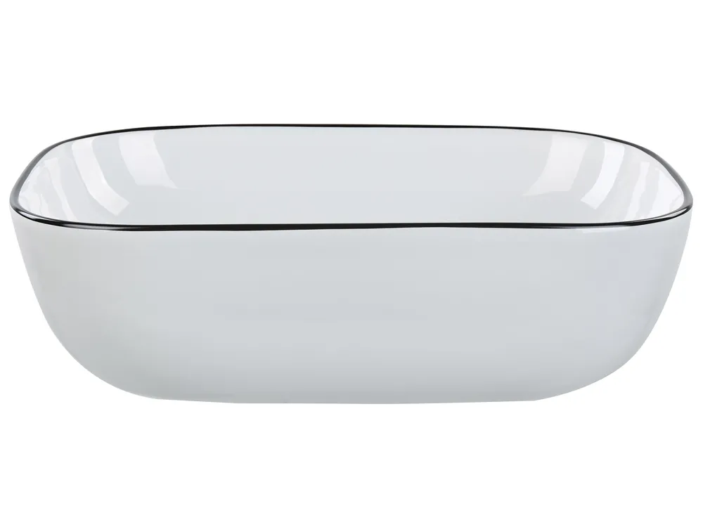 Tvättställ för bänkskiva XERT 46 x 33 cm Keramik Vit_922776