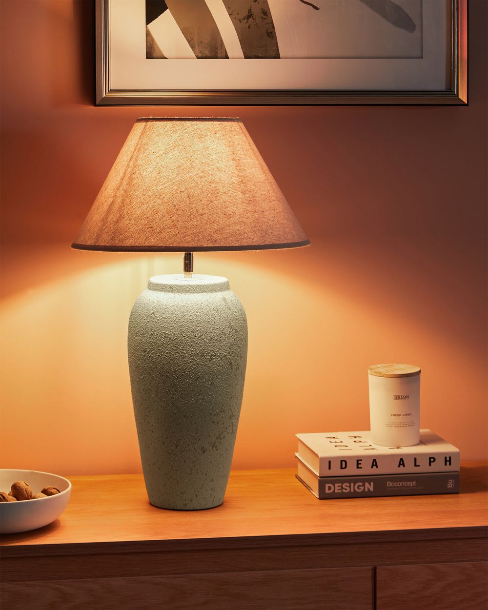 Bordslampa AMBLO Keramik Off-White