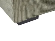 Corner Sofa 4 Seater LUNGO Corduroy Green Right Hand_962325