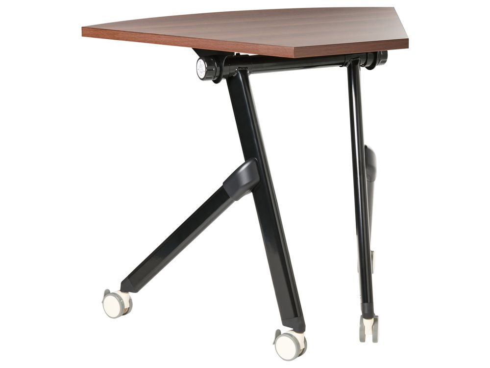 Sammenleggbar hjørneskrivebordmodul BENDI 90 cm 64 cm Mørkebrun