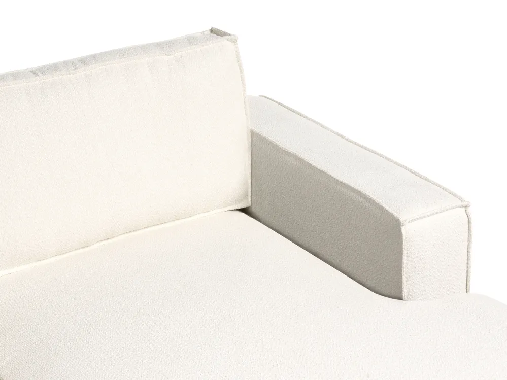 Corner Sofa KOLDING with Ottoman Boucle Light Beige Left Hand_1008334