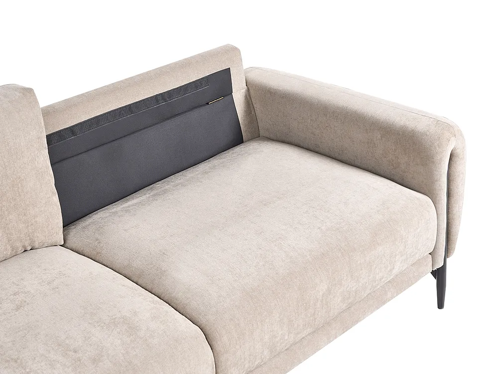 Sofa 3 Seater SKARO Chenille Beige_1156627