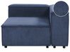 Corner Seat ARDAL Corduroy Dark Blue Left Hand