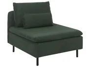 Modular U-Shape Sofa 4 Seater EGERIS Corduroy Dark Green_1067225