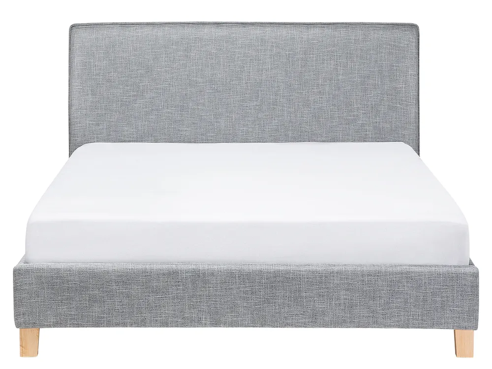 Bed Fabric SENNEZ 160 x 200 cm (EU King Size) Light Grey_684291