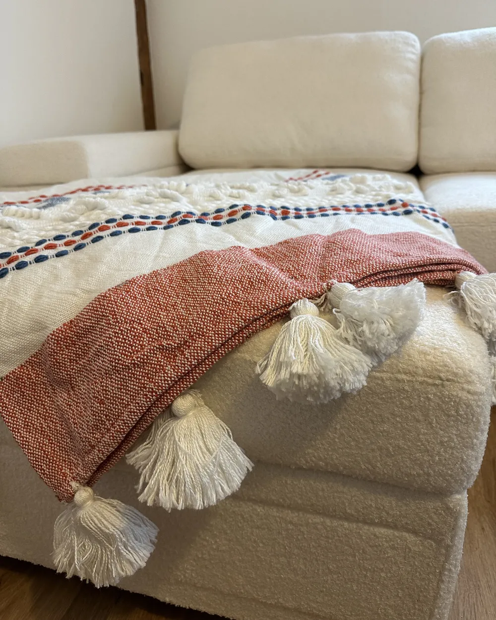 Blanket CUBUK 130 x 150 cm Multicolour_975196
