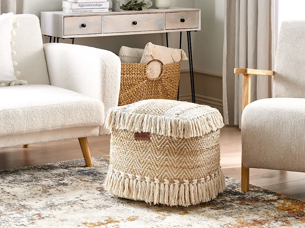 Pouffe ALUPOLA Jute Beige_1187244
