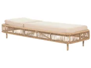 Solseng med pute OSINI PE-rotting Beige_863886