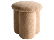 Pouffe CARRINGTON Boucle Beige_1012174