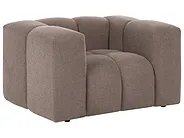 Sofagruppe 5-seters ANTOLA Bouclé Gråbrun_1161704