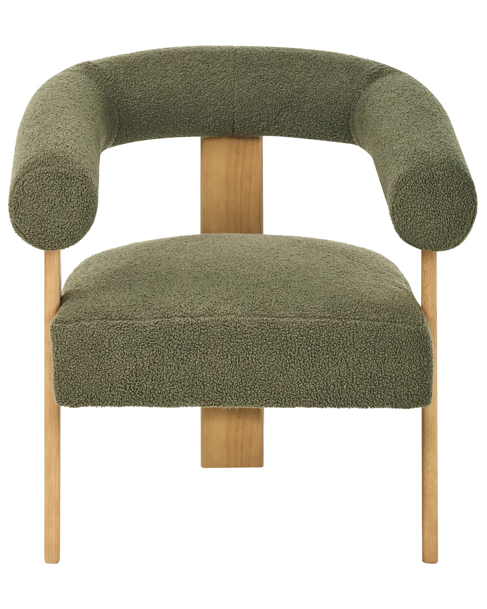 Armchair ILBRO Boucle Green/ Light Brown_984737