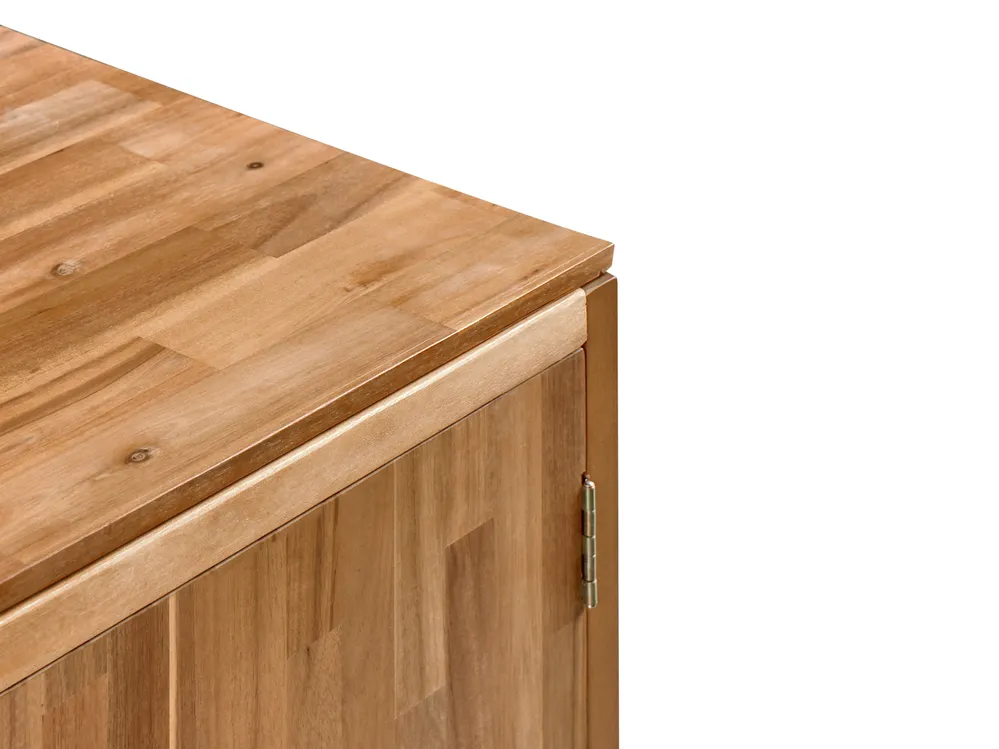 Outdoor Kitchen Cabinet VENOSA Brown Acacia Wood_984308