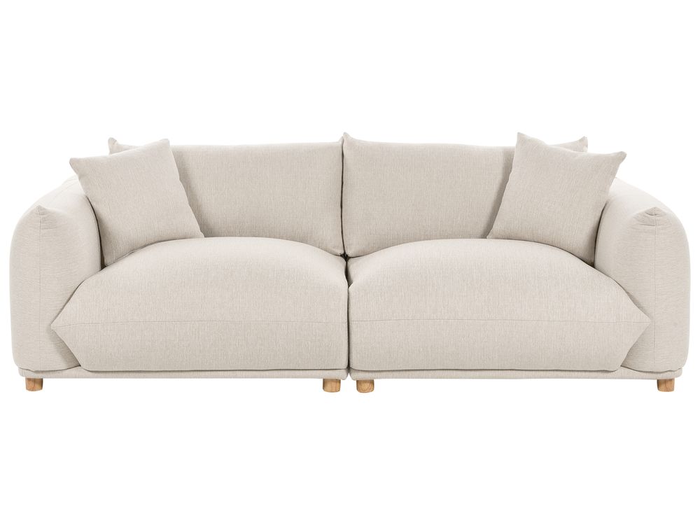 Sofa 3-seter LUVOS Lys beige