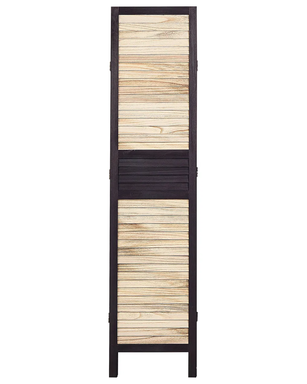 Tilanjakaja 4 paneelia BRENNERBAD 164 cm 170 cm Ruskea/musta_874068