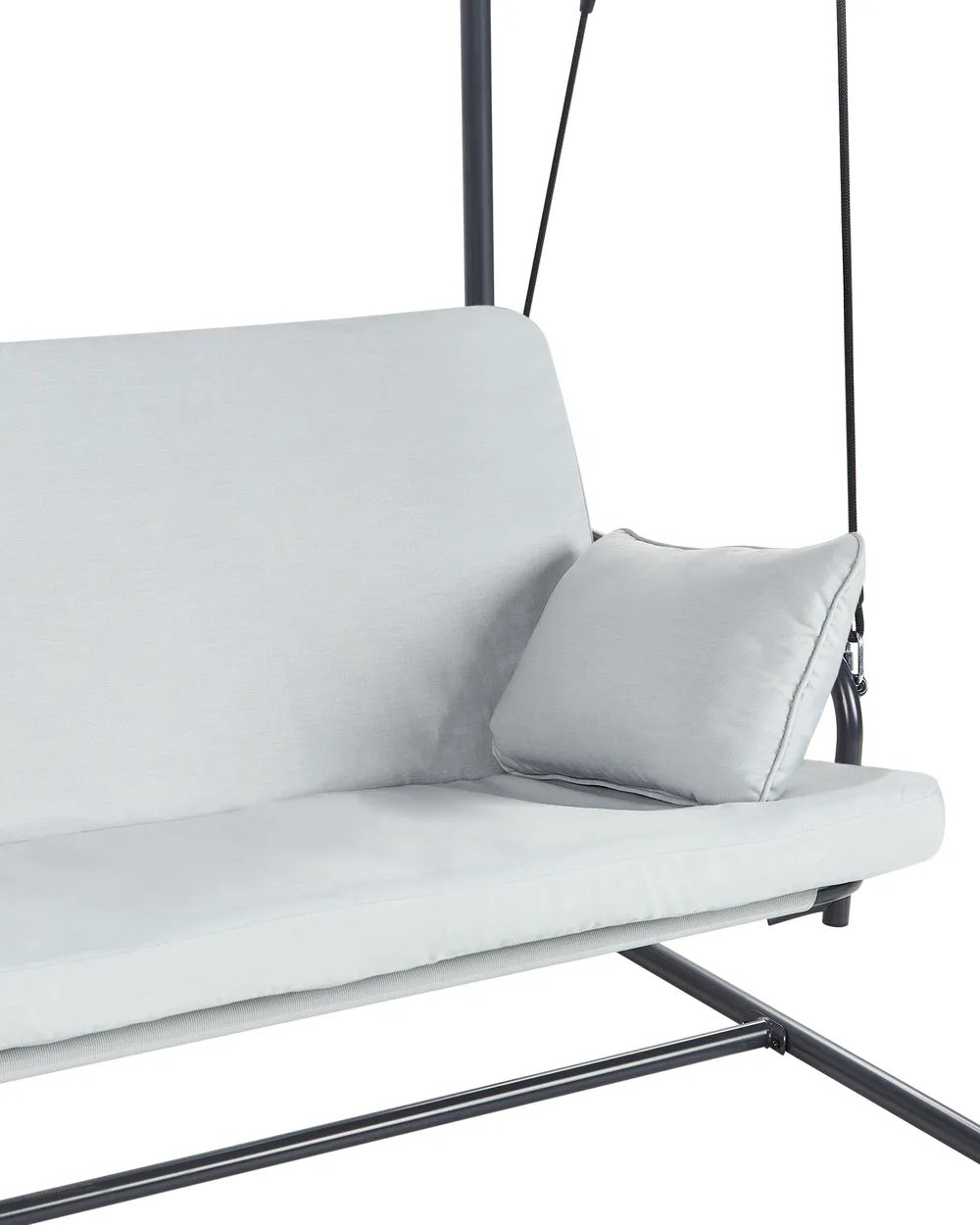 Patio Swing MARSCIANO Metal Light Grey_961244