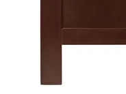 Bed Pine Wood MAYENNE 180 x 200 cm (EU Super King) Dark Brown_876571
