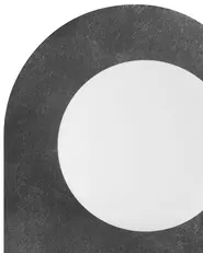 Wall Lamp MAPI with Shelf Metal Graphite Grey_884254