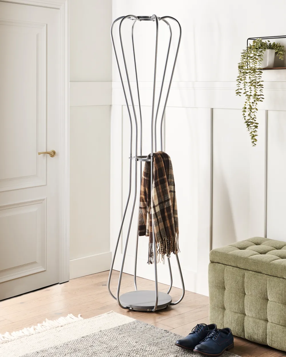 Coat Stand ORDWAY Silver_945272