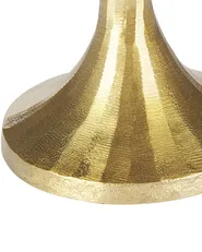 Kynttilänjalkasetti 3 kpl ZIMBABWE 36 cm Metalli Kulta_823128