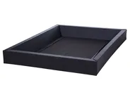Waterbed Velvet BAJONNA 160 x 200 cm (EU King Size) Taupe_1009658