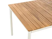 Utendørs spisebord til 6 personer CORRICELLA 180 cm 90 cm Akasietre Brun_1124496