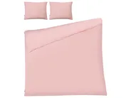Duvet Cover Set SUMNER 200 x 200 cm Cotton Muslin Pastel Pink_1060189
