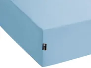 Fitted Sheet HOFUF 180 x 200 cm Cotton Light Blue_815986