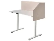 Desk Screen FOLDY 120 x 50 cm Beige_1041416
