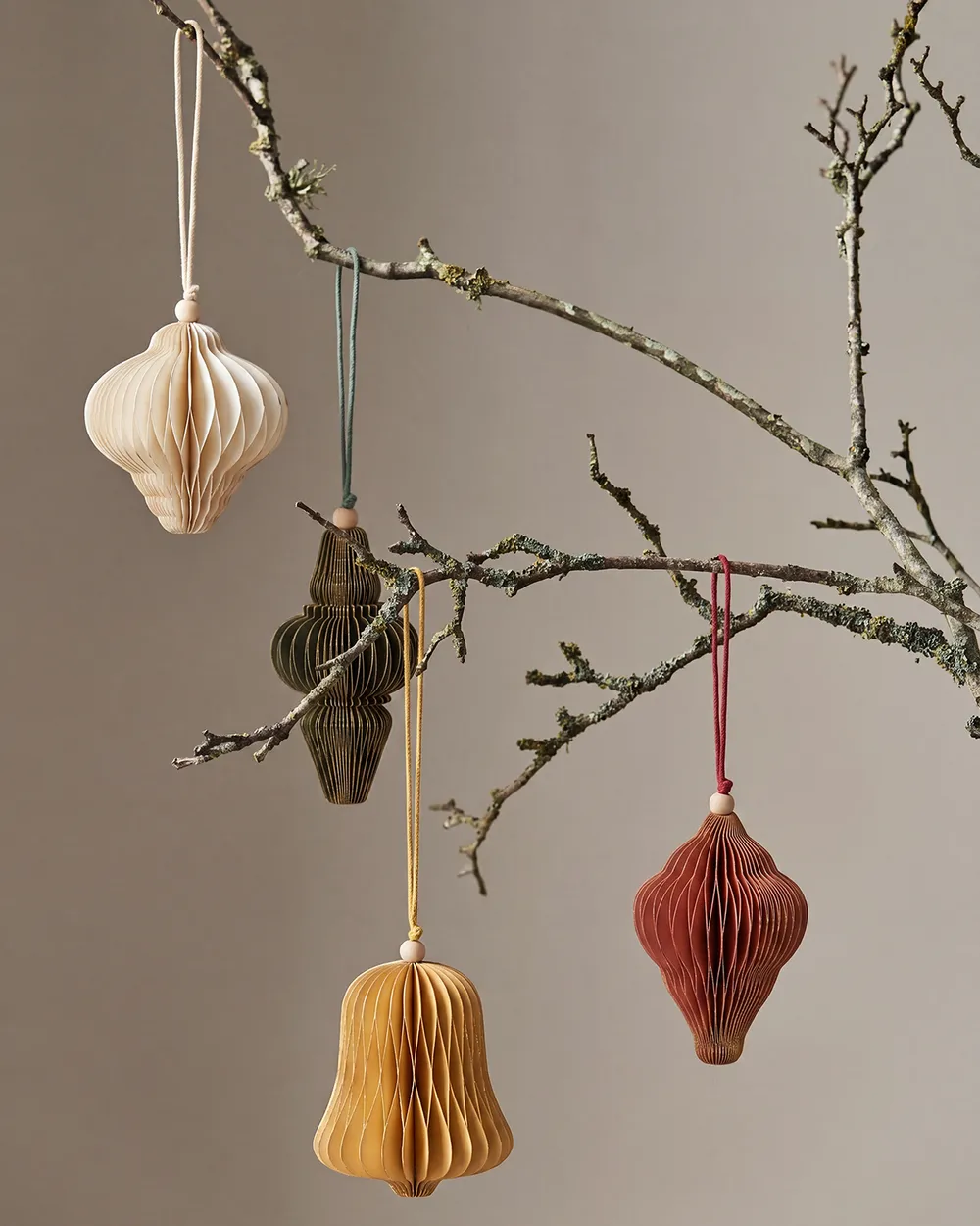 Set of 20 Christmas Tree Ornaments MALSELVA Paper Multicolour