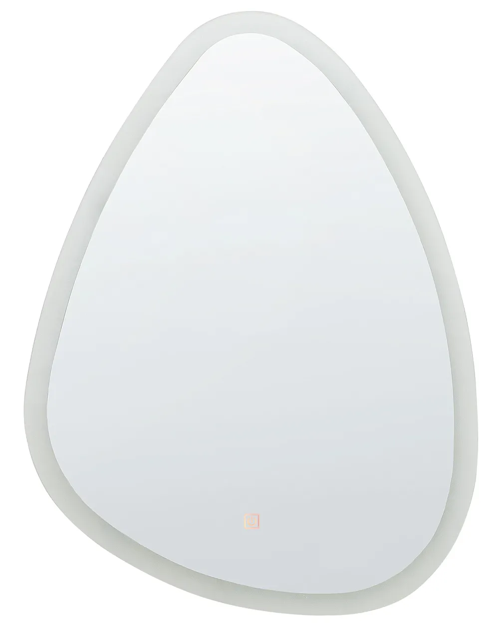 LED Bathroom Mirror BETHUNE 58 cm 78 cm Silver