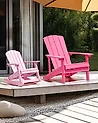 Puutarhatuoli ADIRONDACK Vaaleanpunainen