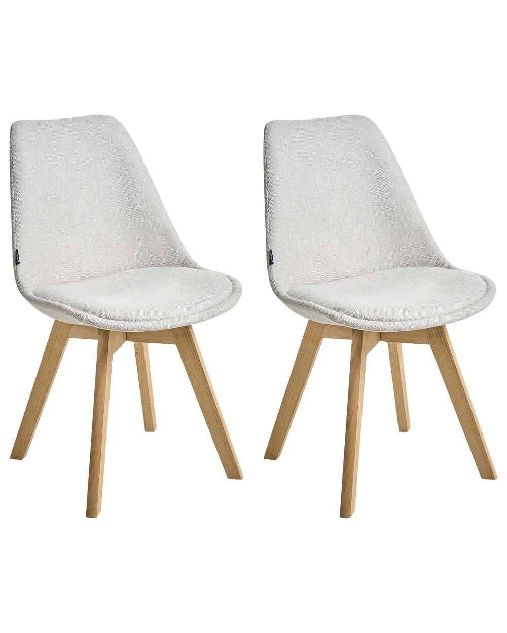 Set of 2 Dining Chairs DAKOTA II Off-White
