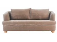 Living Room Set 6 Seater RATTVIK Chenille Brown_1066463