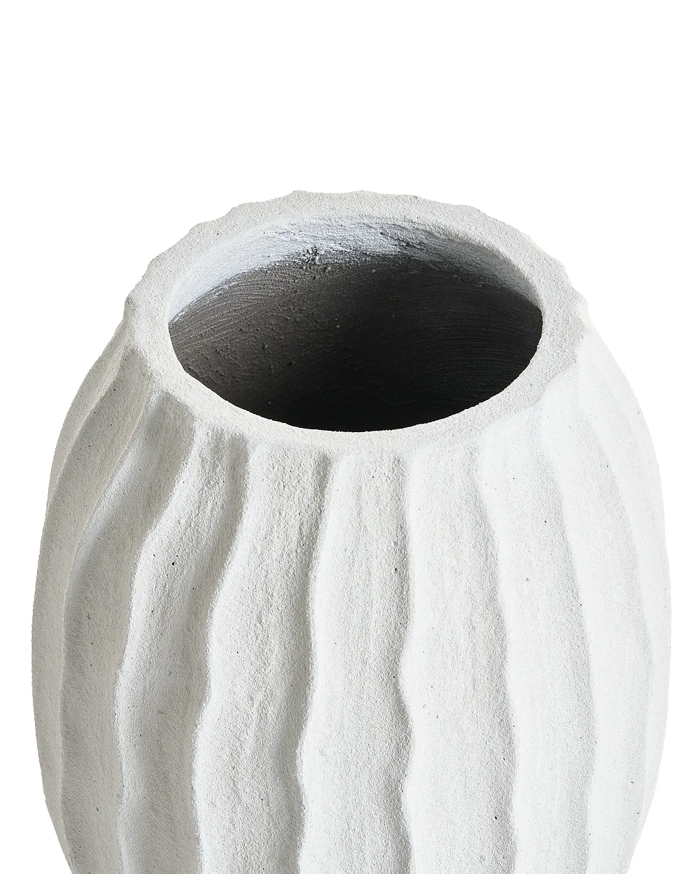 Plant Pot LUNGAU 35 cm White_1161855