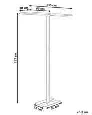 LED-lattiavalaisin SCULPTOR liiketunnistimella metalli Musta_868796