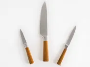 Set of 3 Knives TOCHIGI Brown_1022807