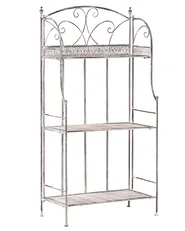 Hyllykkö VILLADOSE 60 cm 117 cm Metalli Harmaa_1029411