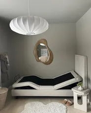 Justerbar säng  DUKE II 90 x 200 cm Ljusbeige_1034614