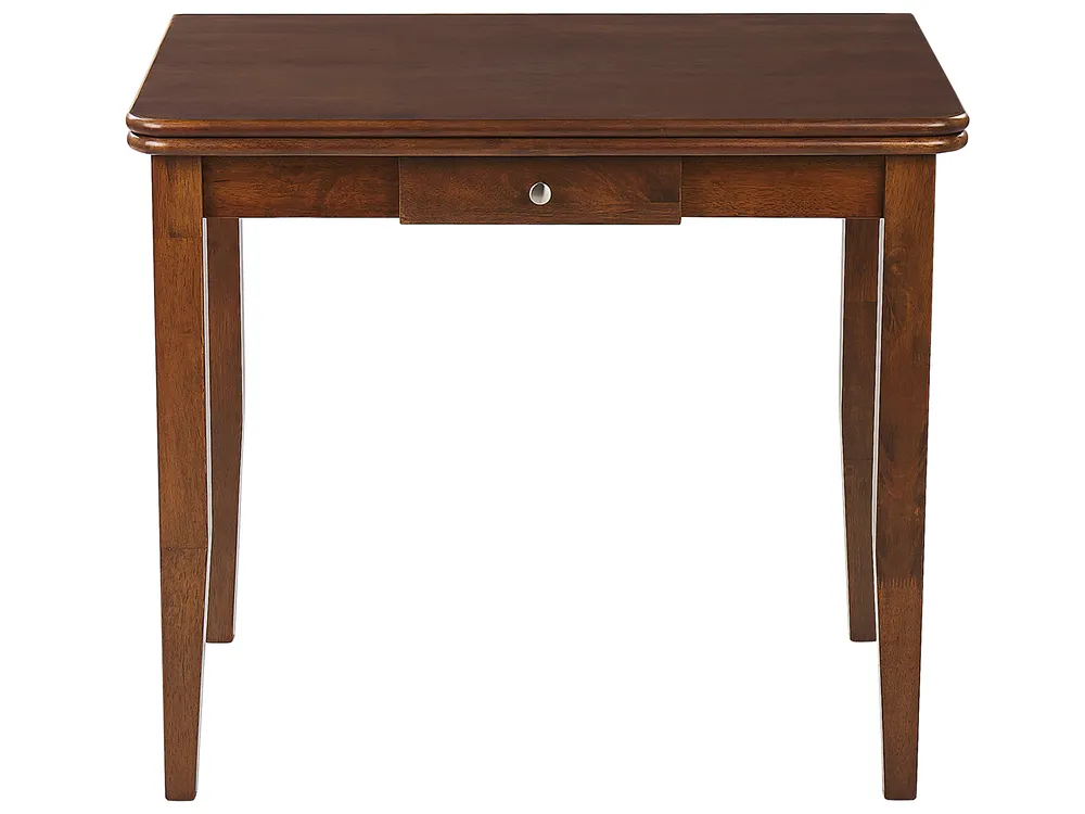 Extending Dining Table MASELA Dark Brown 90/120 cm 60 cm Wood_826988