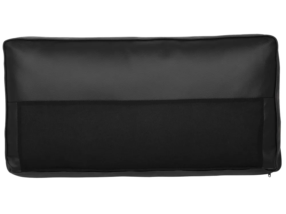Sofa 3 Seater SAVALEN Leather Black_723698